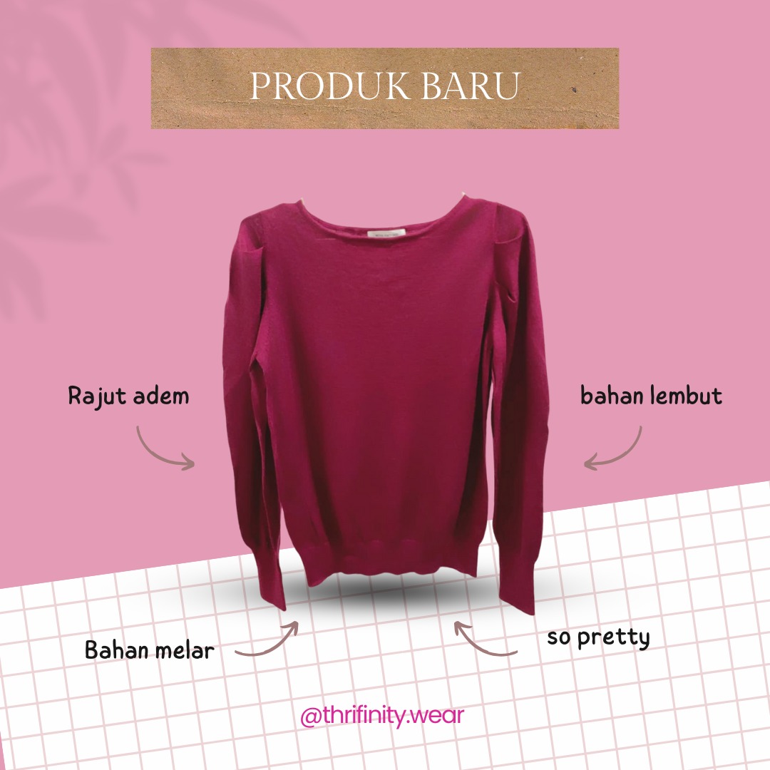 Rajut maroon